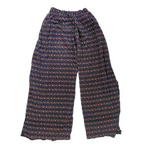 Staring at Stars Flowy Pants Side Slits Floral